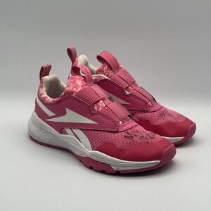 Reebok XT Sprinter Pink Slip On Running Shoes - Kids Girls Size 13 USED